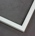 This 3/4inch white liner has an authentic, soft linen texture and flat face with a sloped inner lip. 

Linen liners are a great option for providing white space between art and frame. Where glass is generally required to protect paper artworks and their mat, a linen liner does not require glass, making it ideal for paintings and Giclée prints.

3/4 inch wide: ideal for small and medium-size images. Whether photography or paintings, rural scenes and simple images will look striking in this frame.